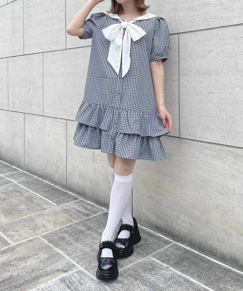 navy×white / 152cm