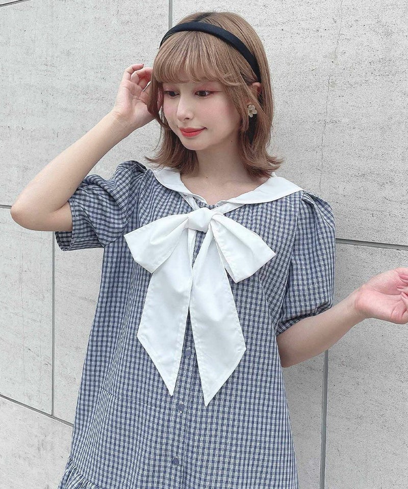 navy×white / 152cm
