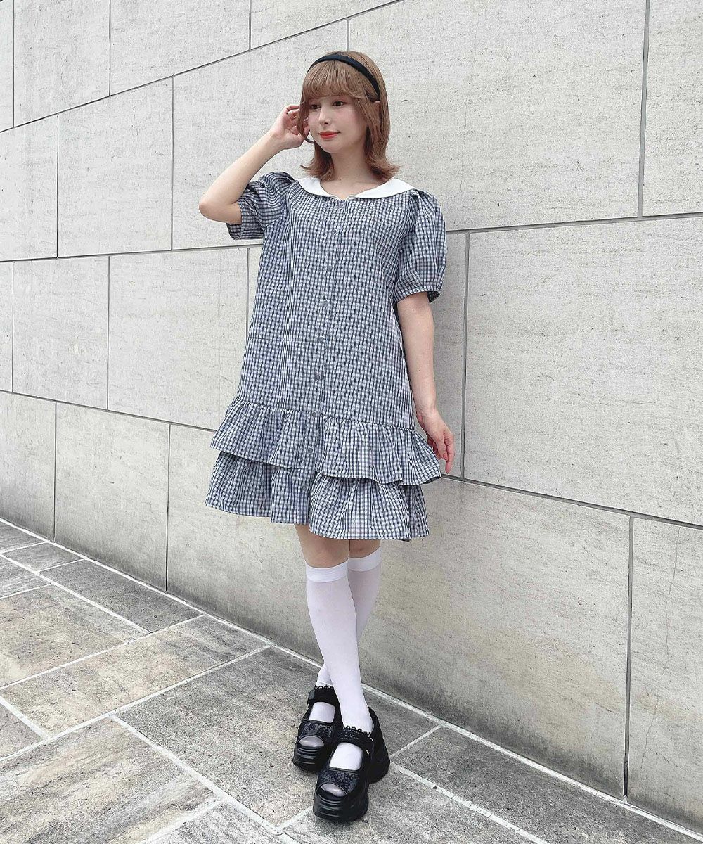navy×white / 152cm