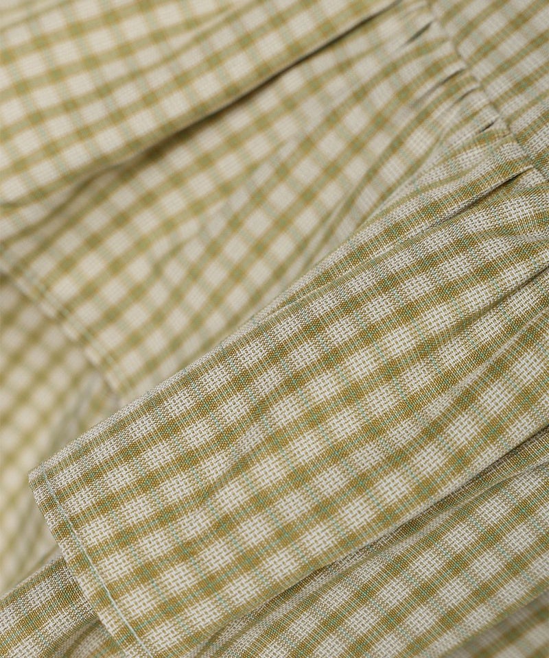 生地アップ (light green×white)