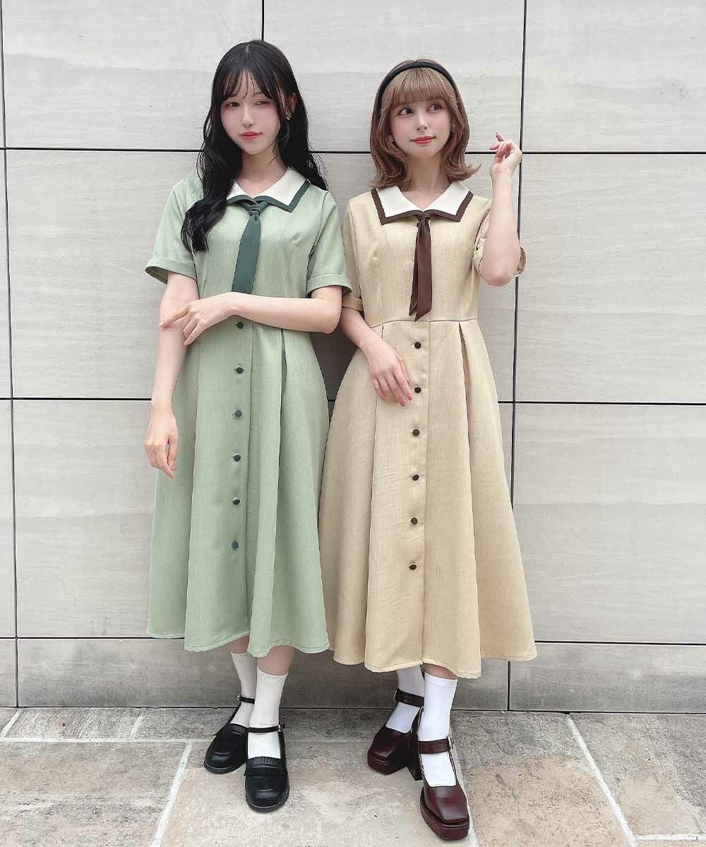 左：light green /157cm, 右：light yellow / 152cm