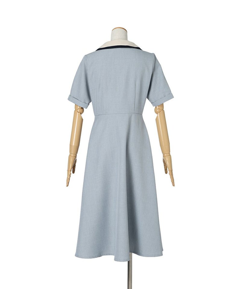 バック (blue gray)