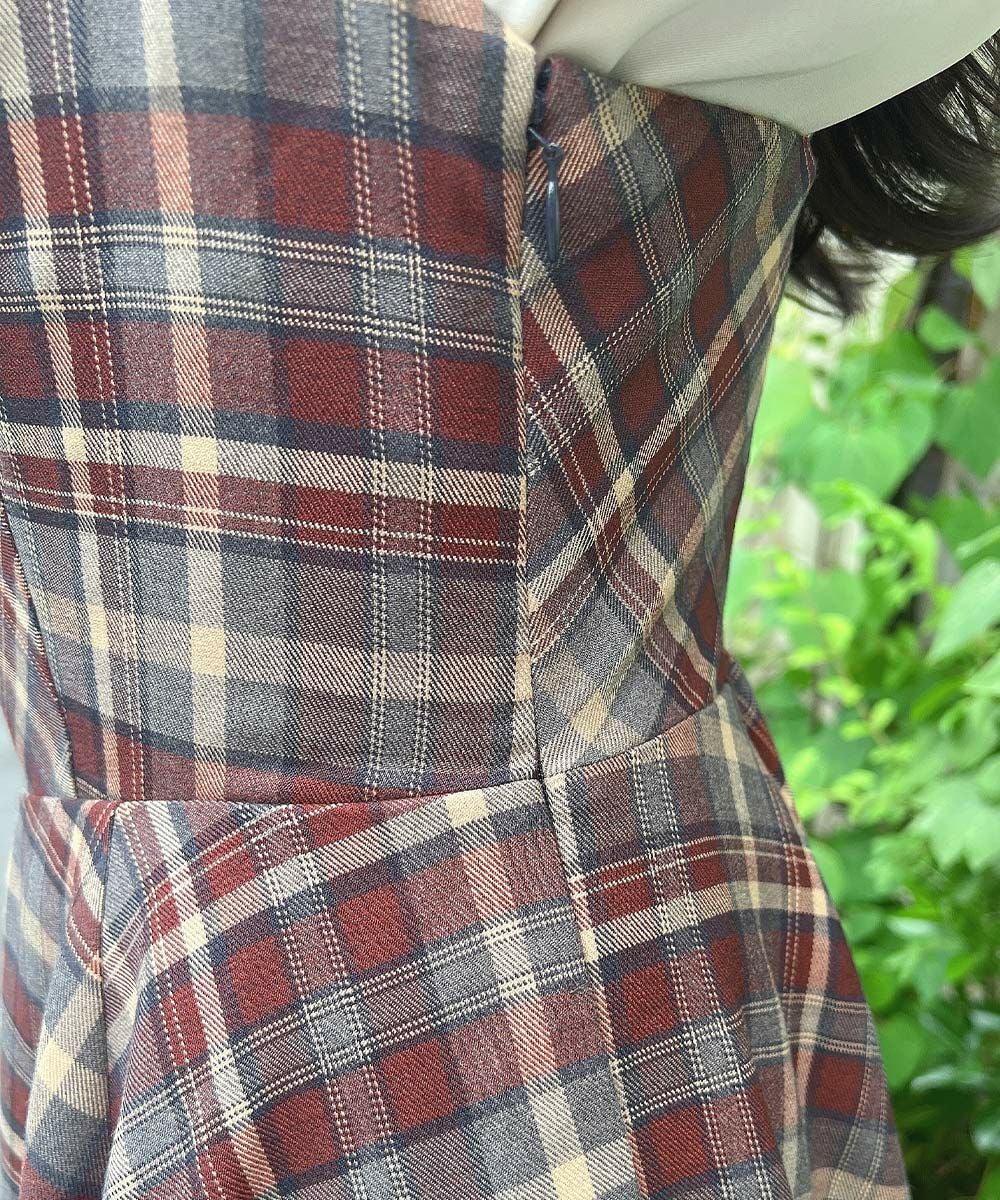 brown×gray / 157cm