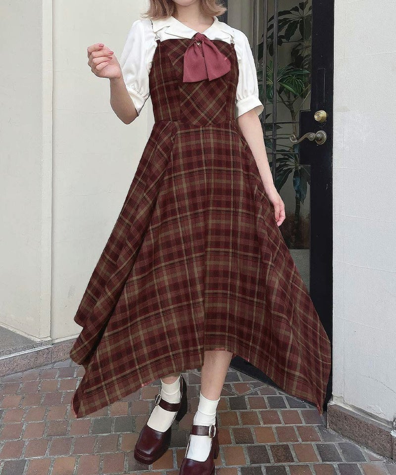 bordeaux×beige / 152cm