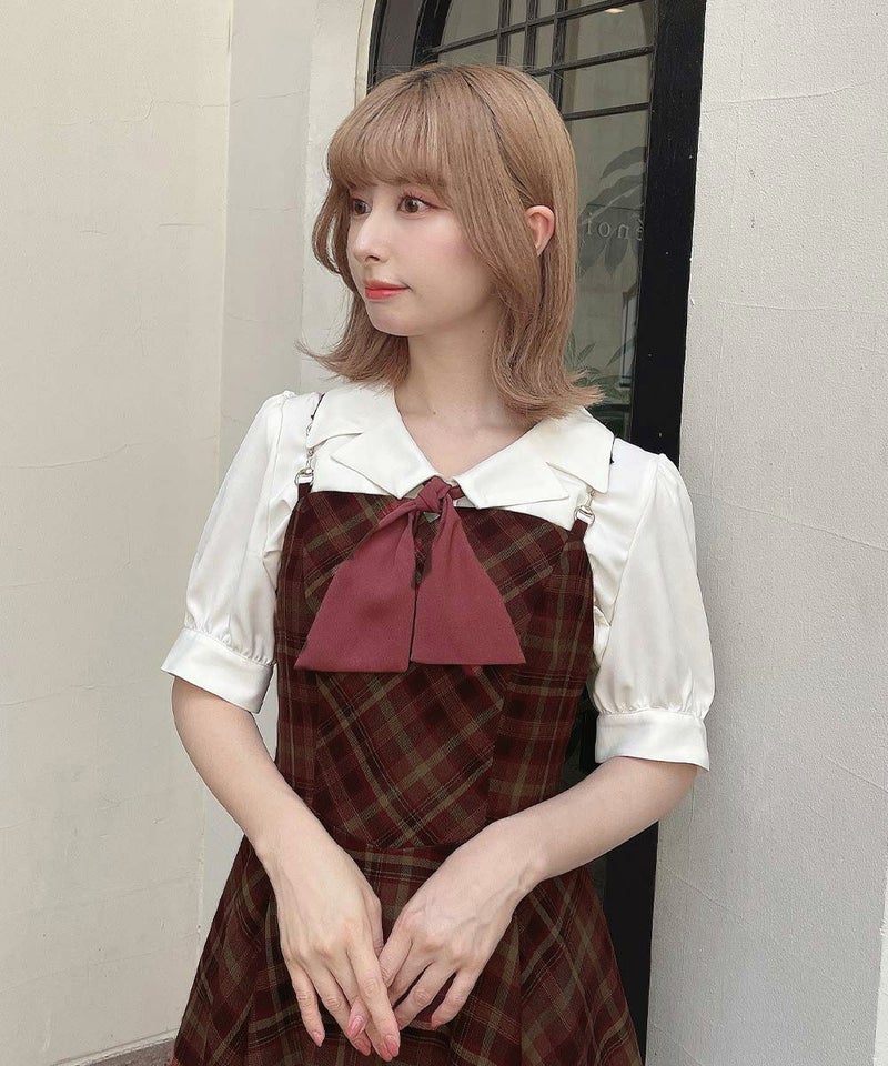 bordeaux×beige / 152cm