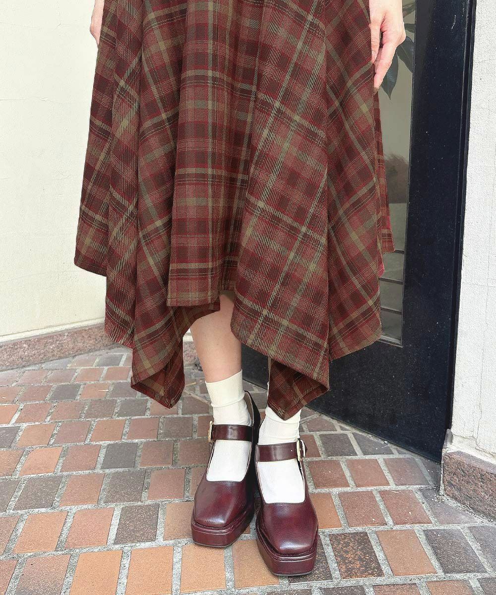 bordeaux×beige / 152cm