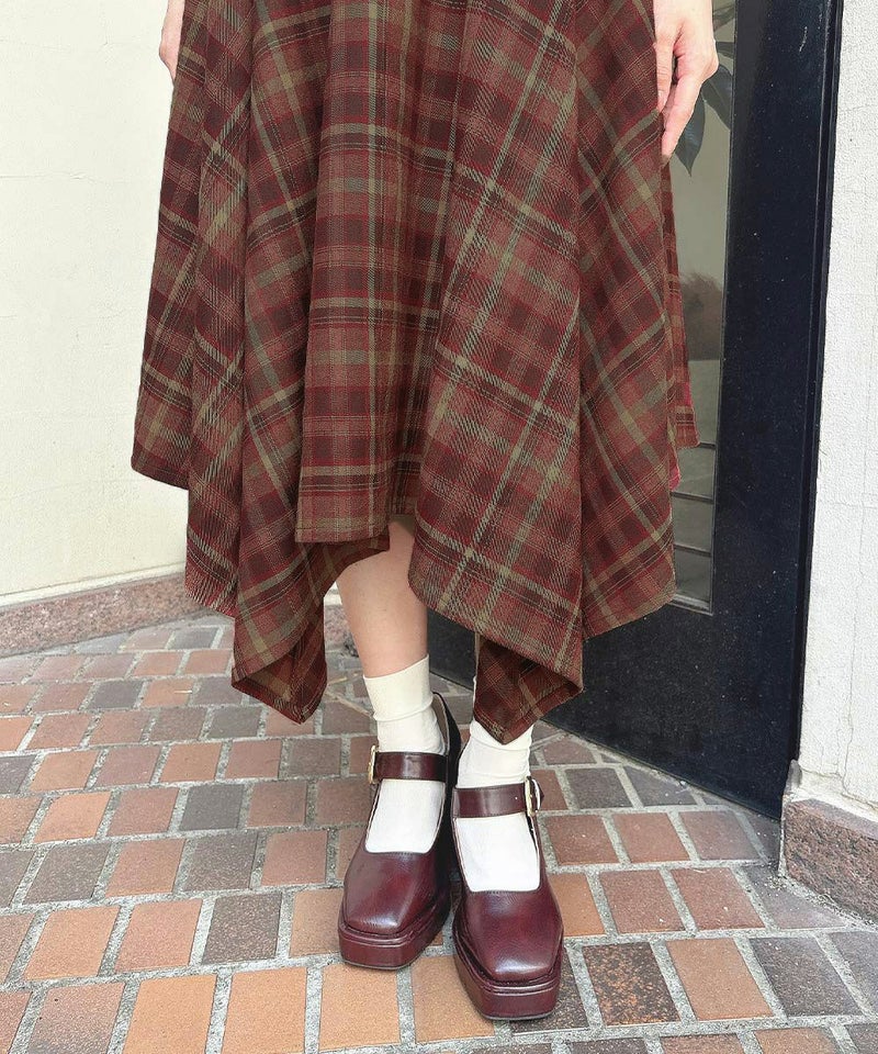 bordeaux×beige / 152cm