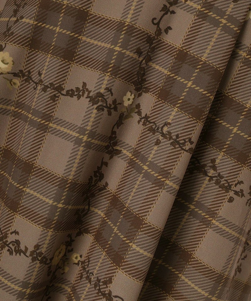 生地アップ (brown×yellow)