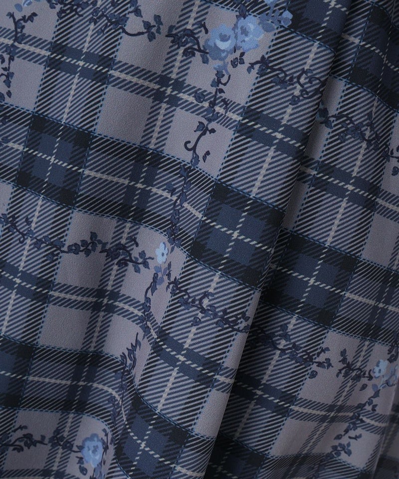 生地アップ (gray×navy)