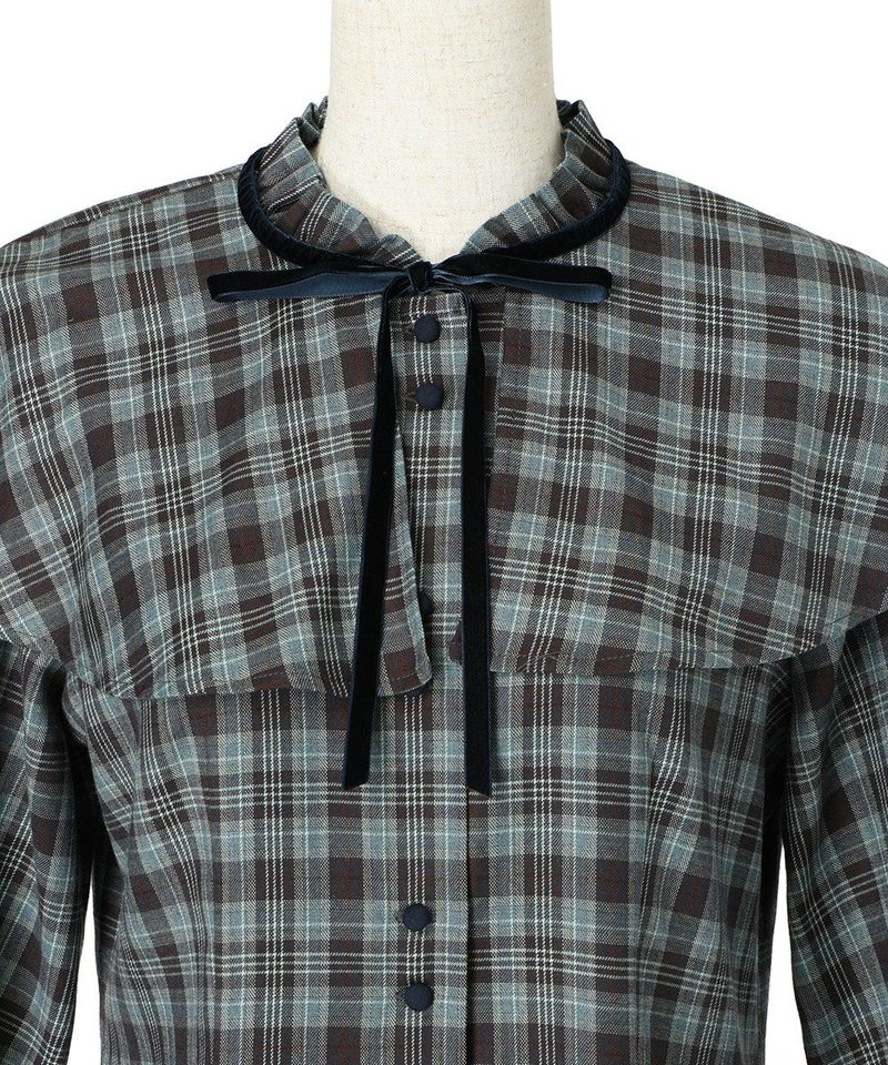 フロントアップ (navy×blue)