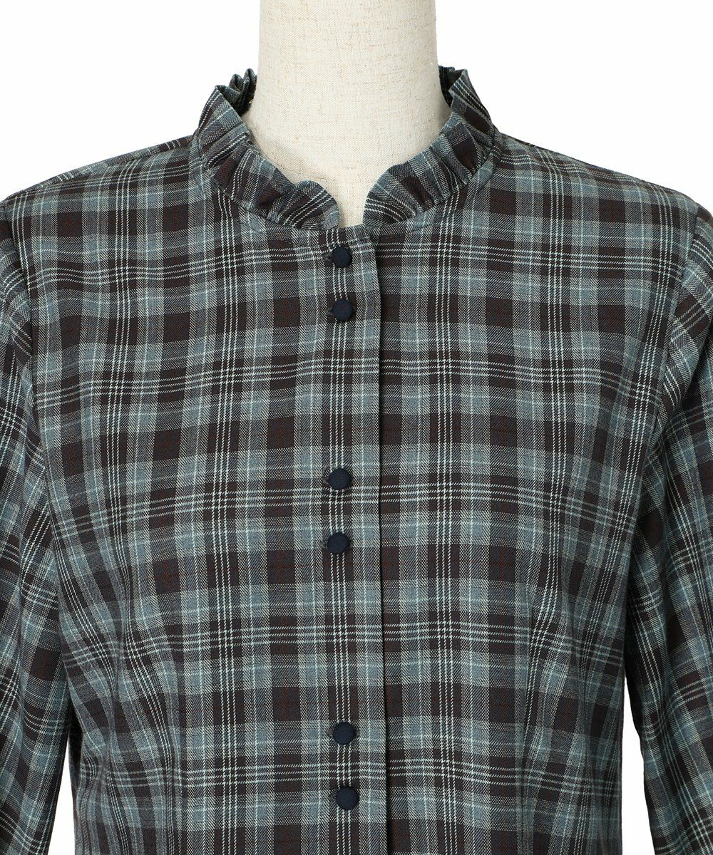 ケープを外した状態/フロントアップ (navy×blue)