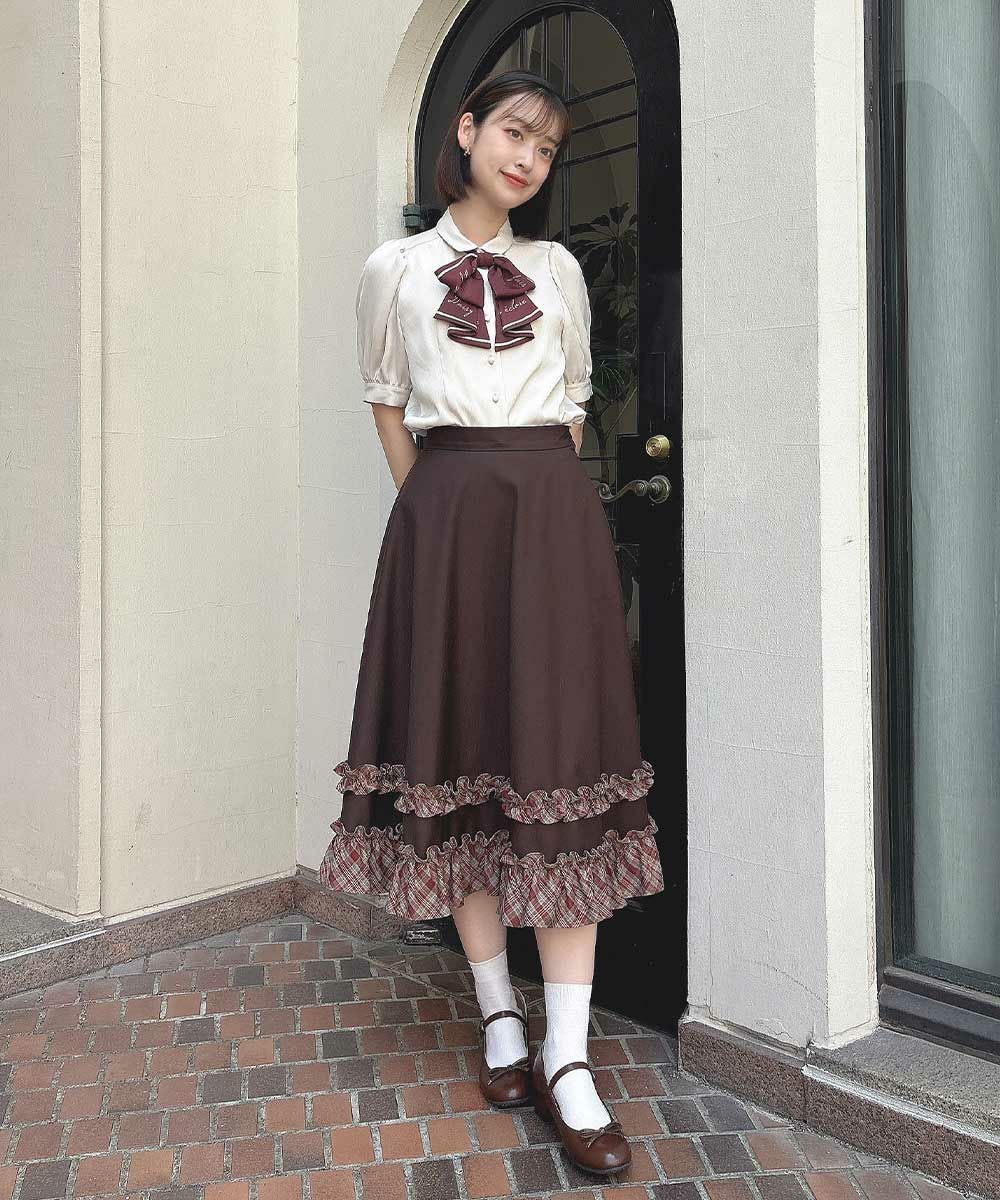 brown×red / 165cm