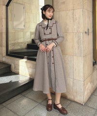 beige×brown / 165cm