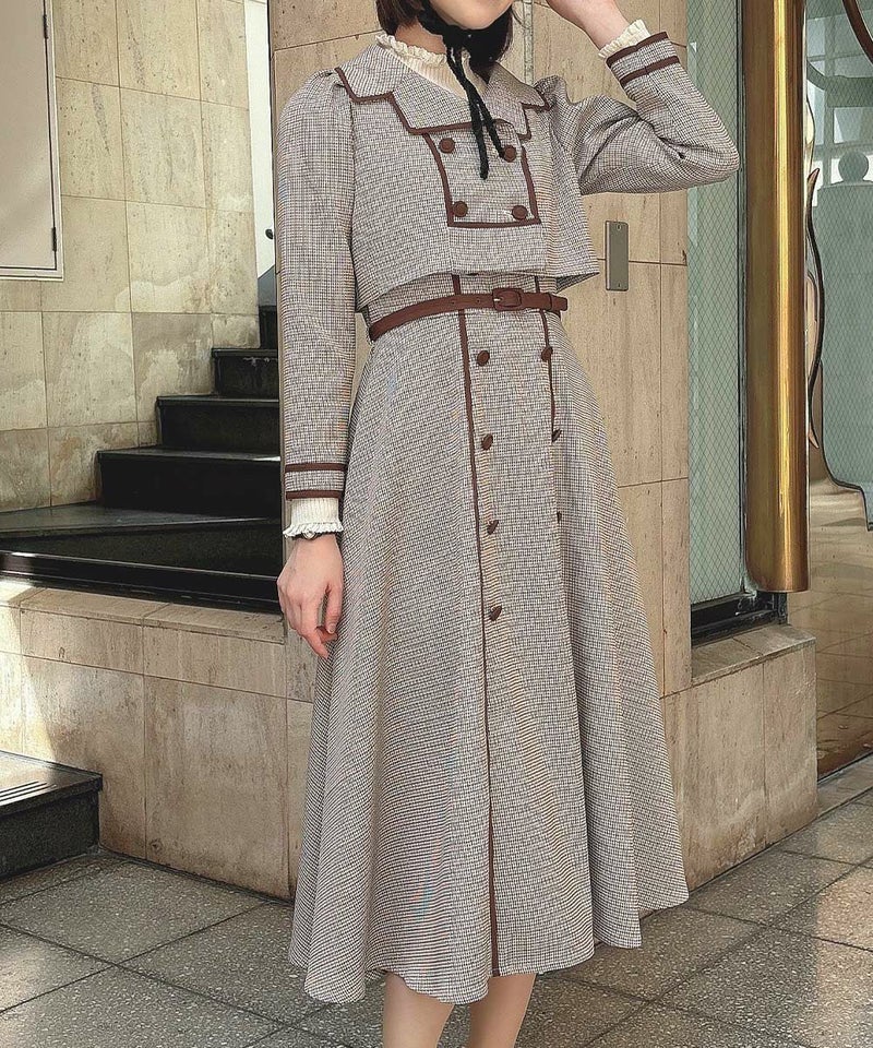 beige×brown / 165cm