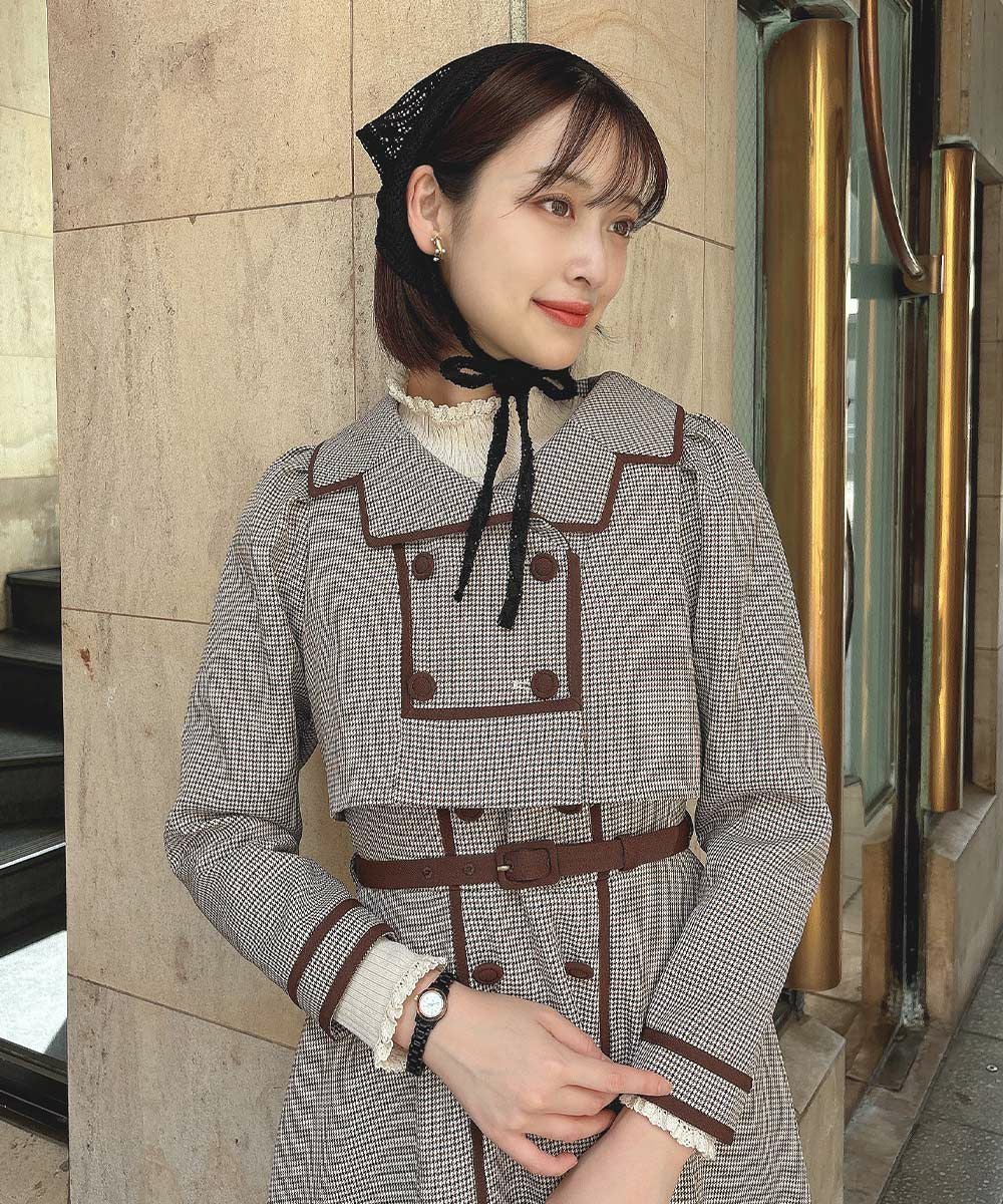 beige×brown / 165cm