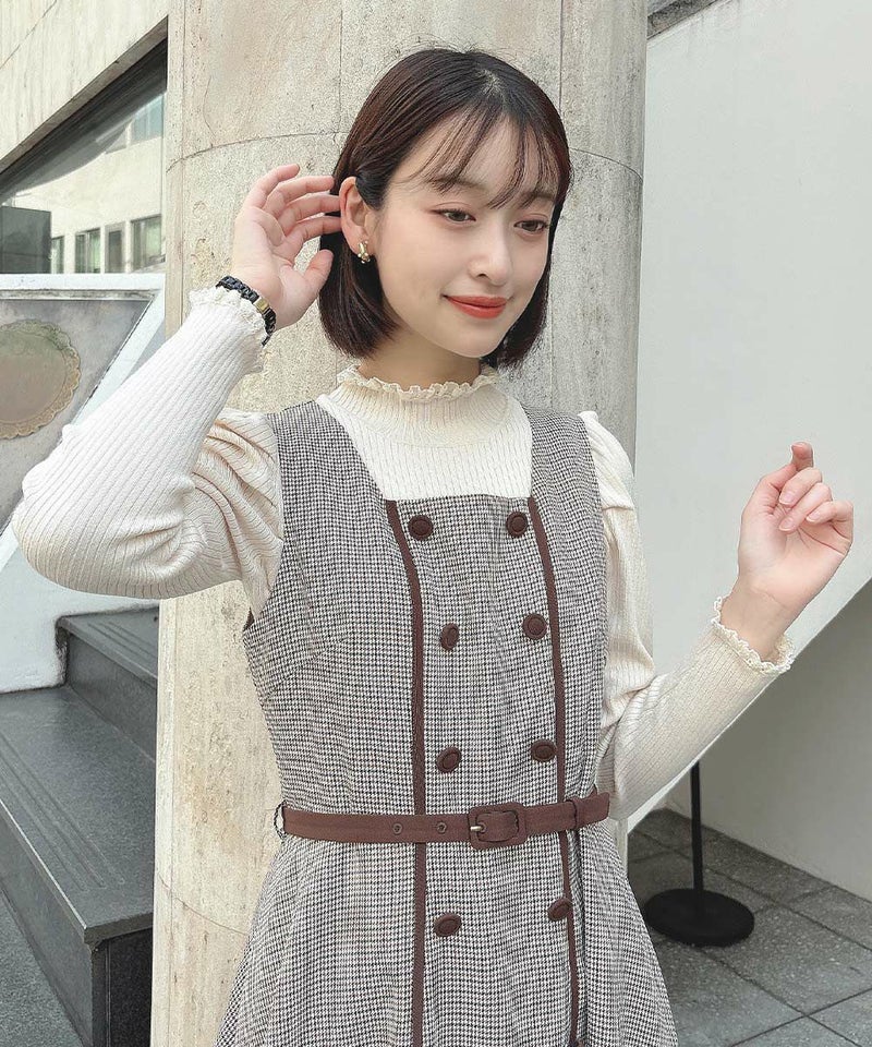 beige×brown / 165cm