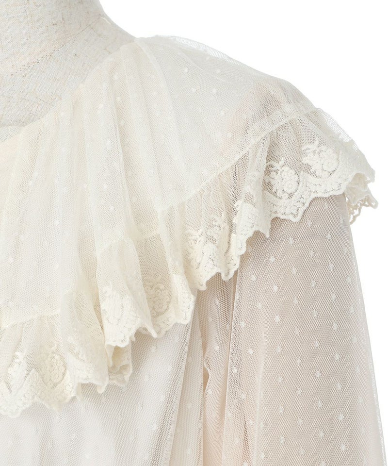 衿レース (ivory)