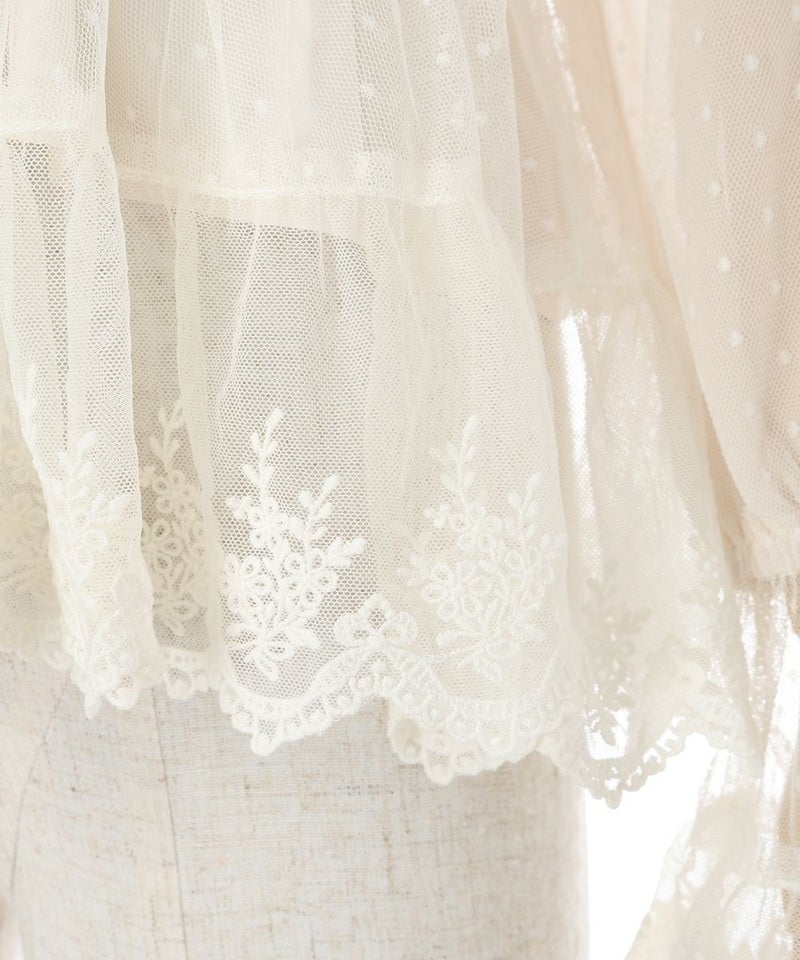 裾レース (ivory)