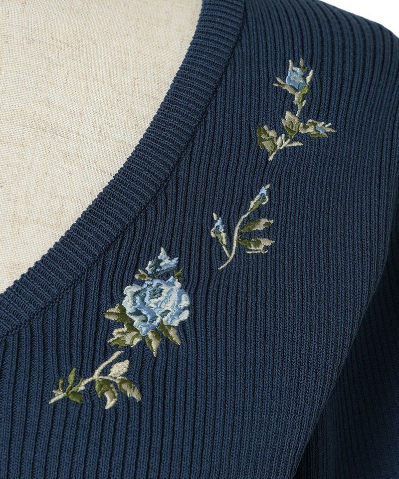 刺繍 (blue)