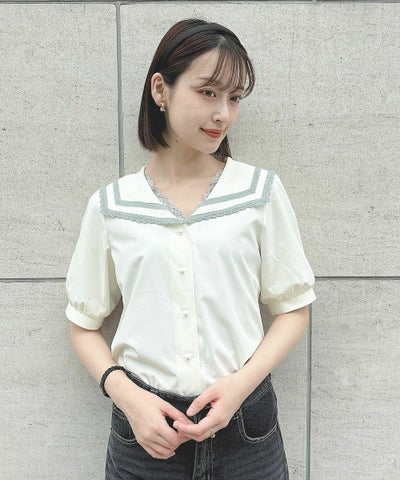 ivory / 165cm / レースインナーとのレイヤード