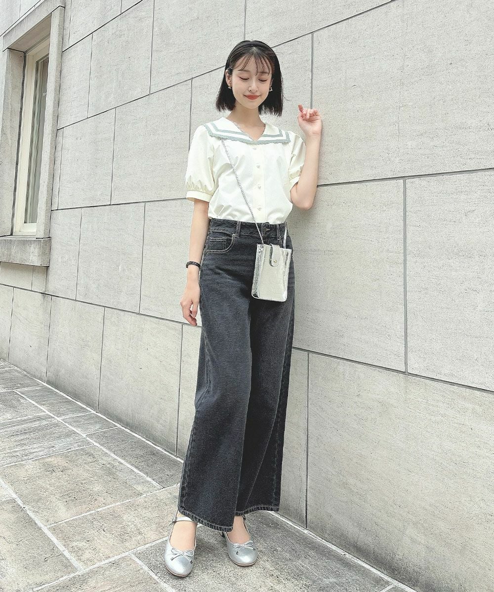 ivory / 165cm / レースインナーとのレイヤード