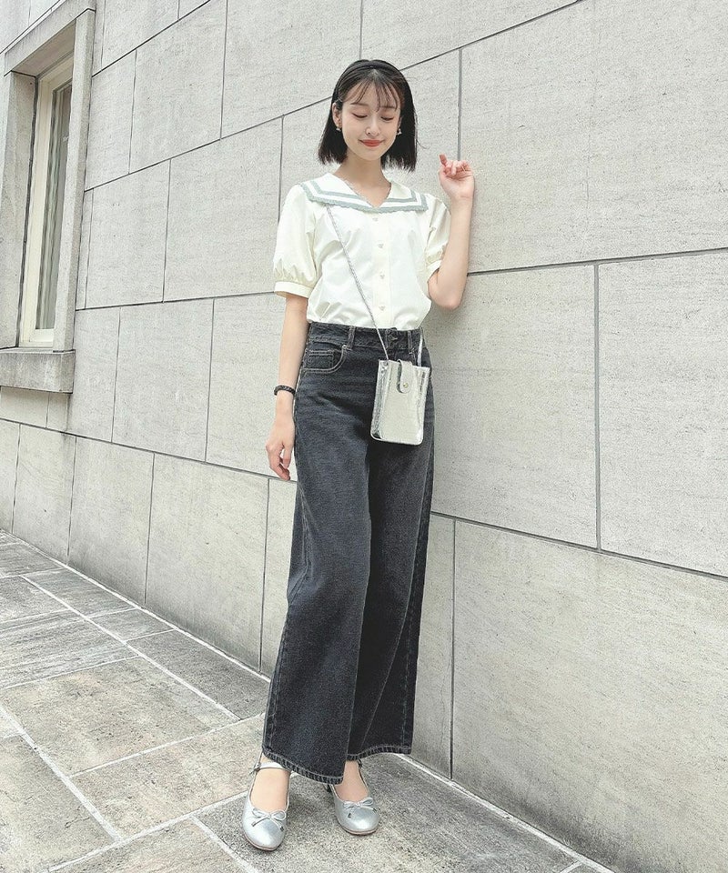 ivory / 165cm / レースインナーとのレイヤード