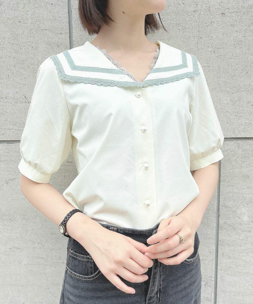 ivory / 165cm / レースインナーとのレイヤード