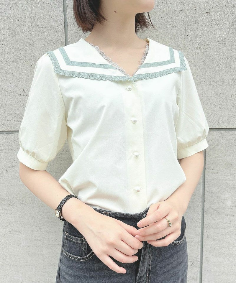 ivory / 165cm / レースインナーとのレイヤード