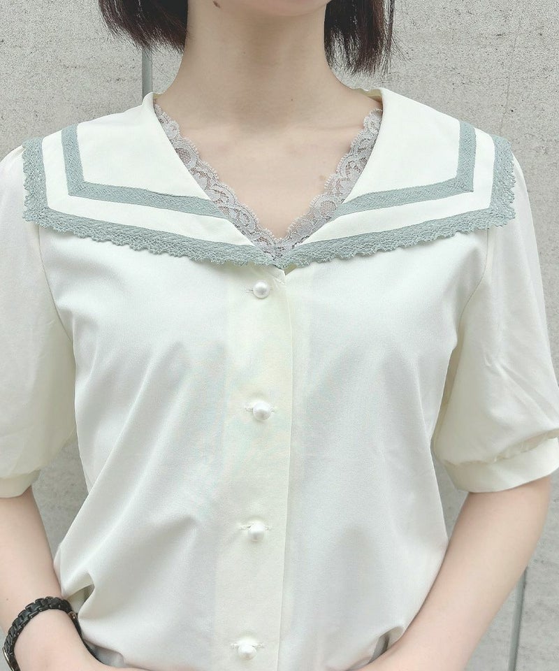 ivory / 165cm / レースインナーとのレイヤード