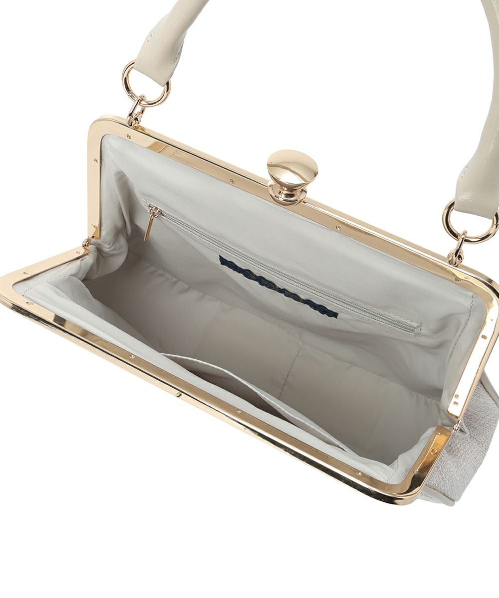 □リボンローズ刺繍がま口バッグ/an another angelus [54BC05a006] | F