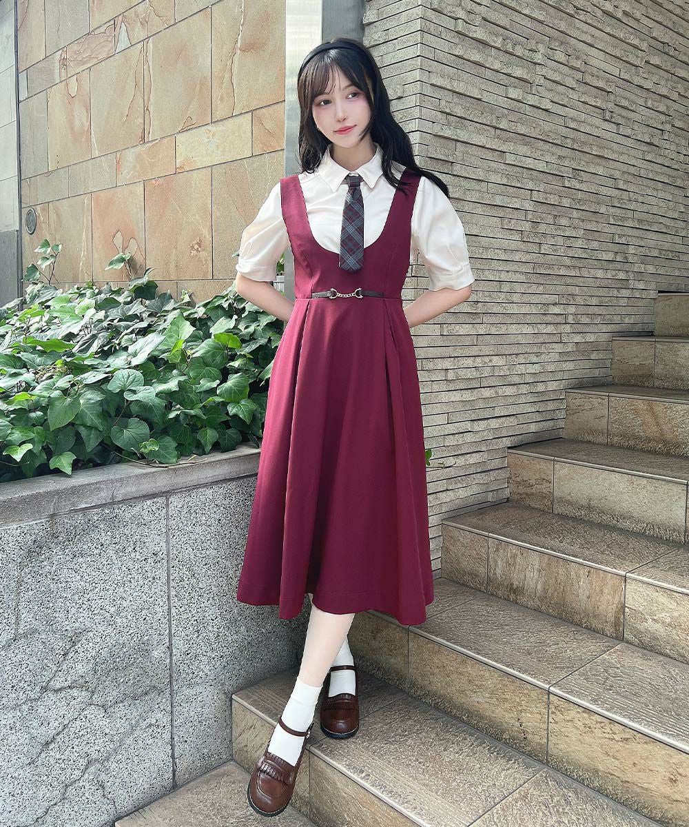 gray×navy / 157cm