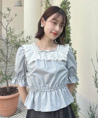 blue gray / 165cm / レースインナーとのレイヤード