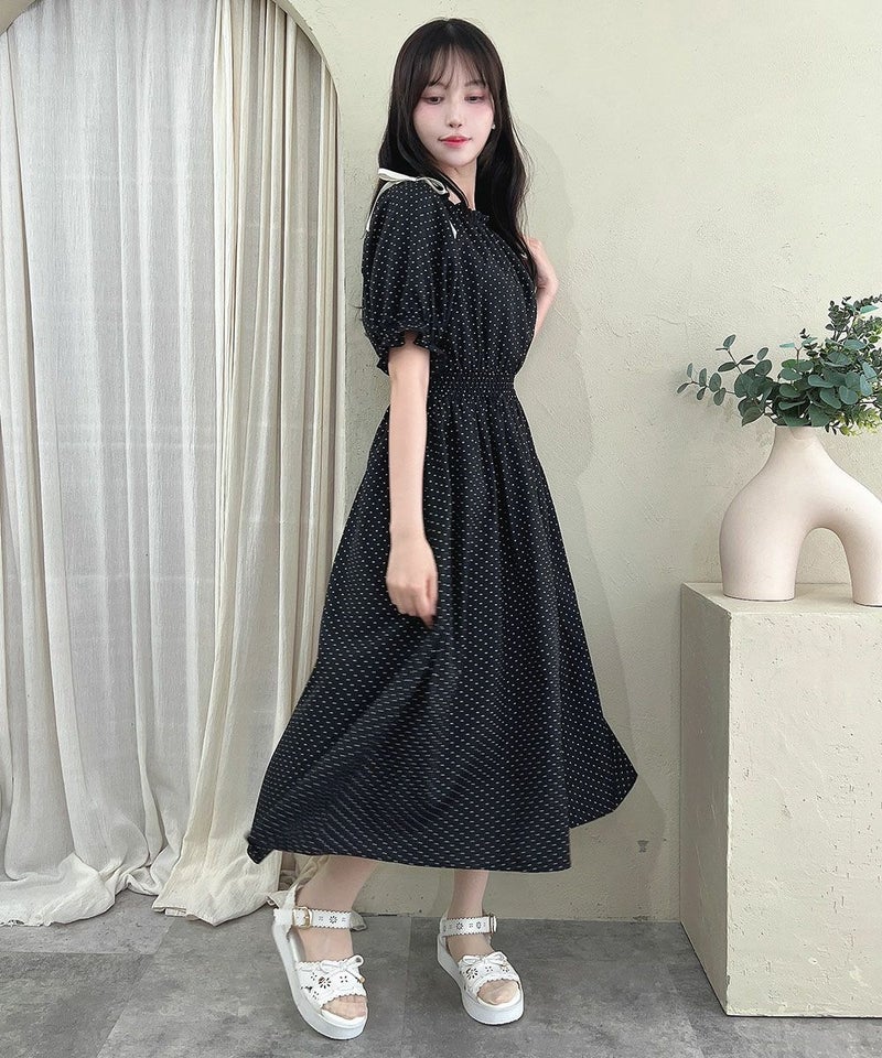 black×white / 157cm / レースインナーとのレイヤード