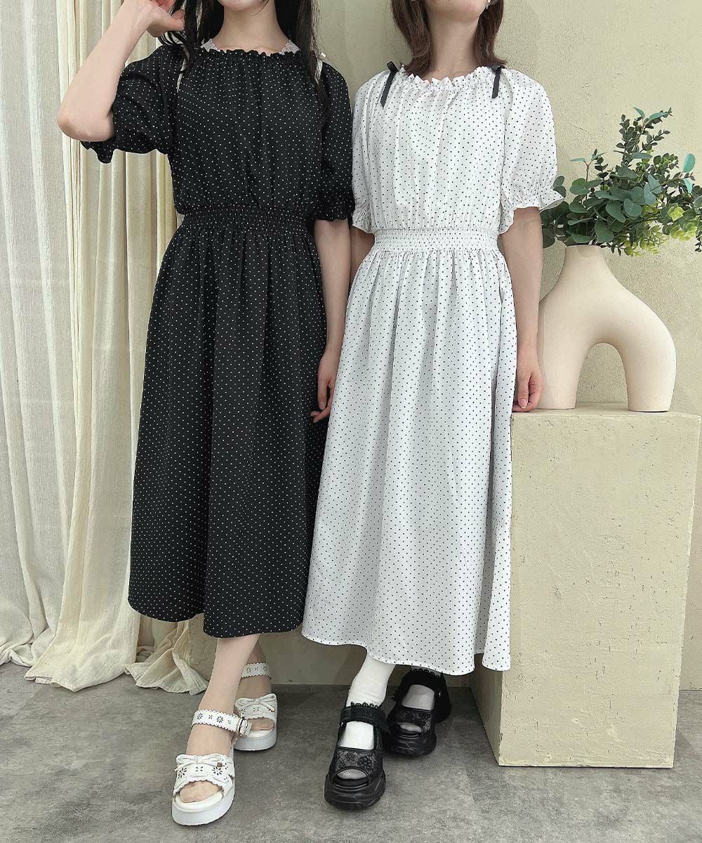 左：black×white / 157cm, 右：off white×black / 152cm