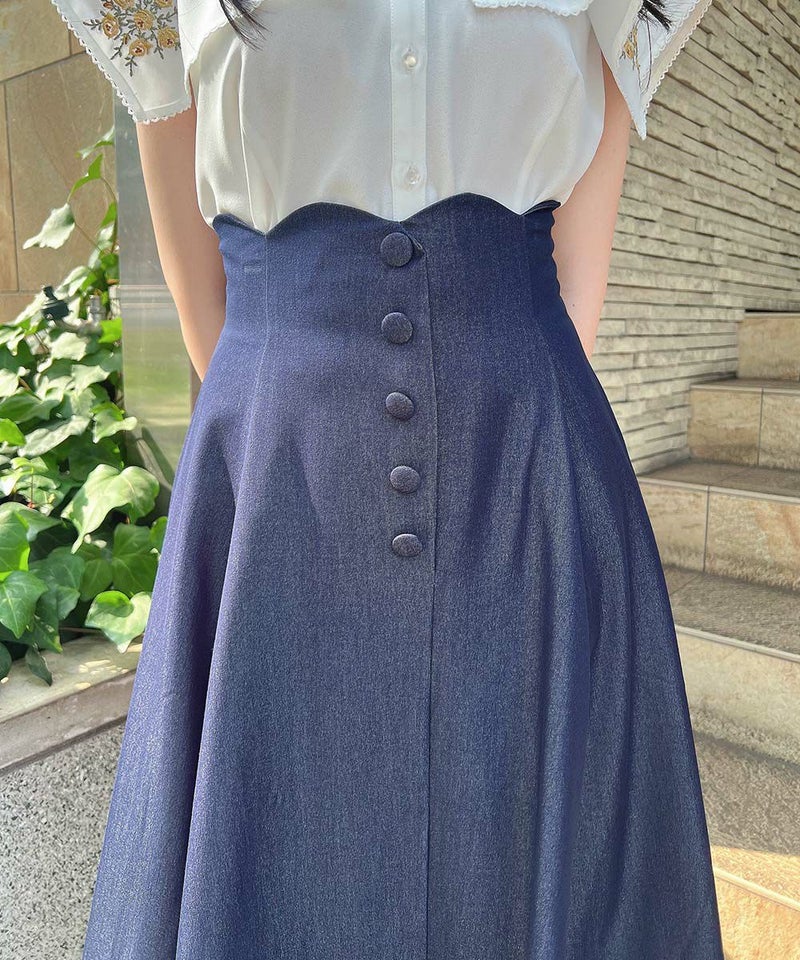 indigo / 157cm
