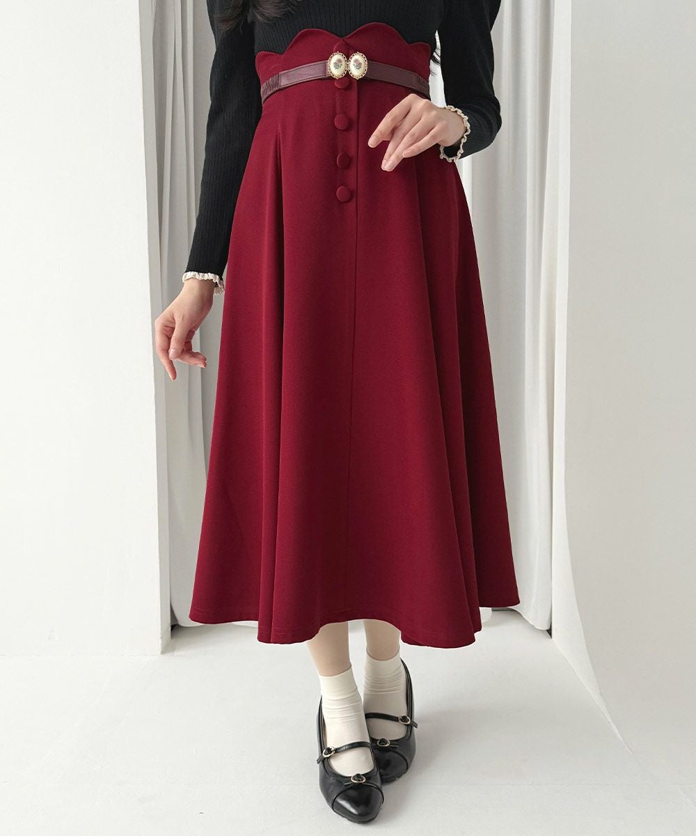 red / 157cm / 着用サイズ：1 / ベルトアレンジ