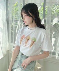 white / 157cm / レースインナーとのレイヤード