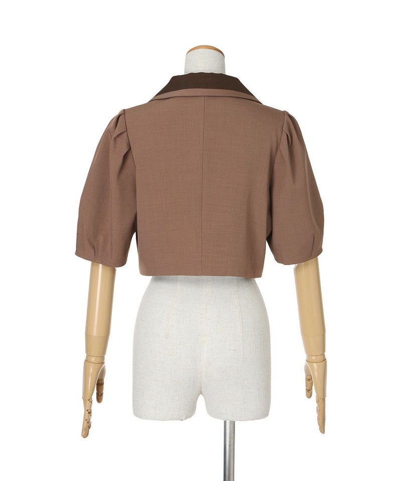 ジャケット / バック (brown)