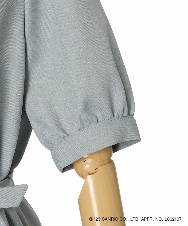 袖元アップ (blue gray)