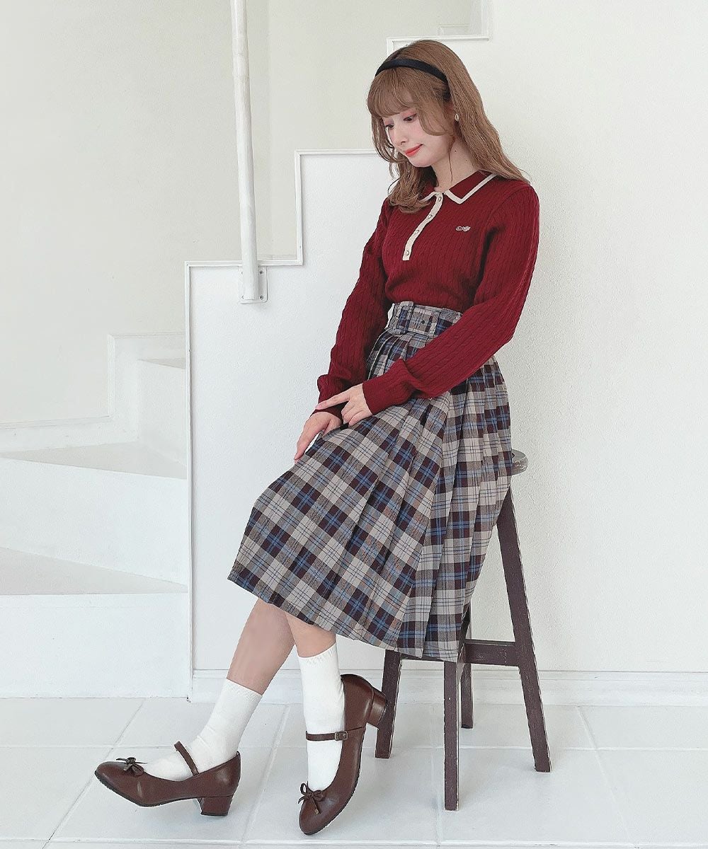 brown×gray / 152cm