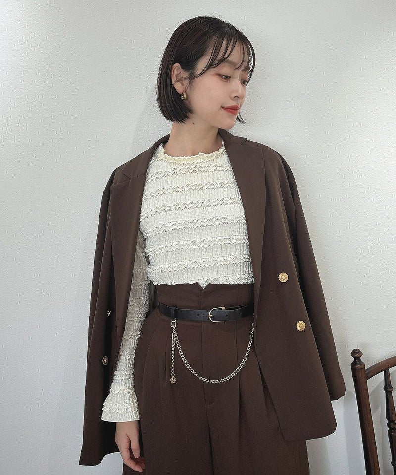 brown / 165cm / 着用サイズ：2
