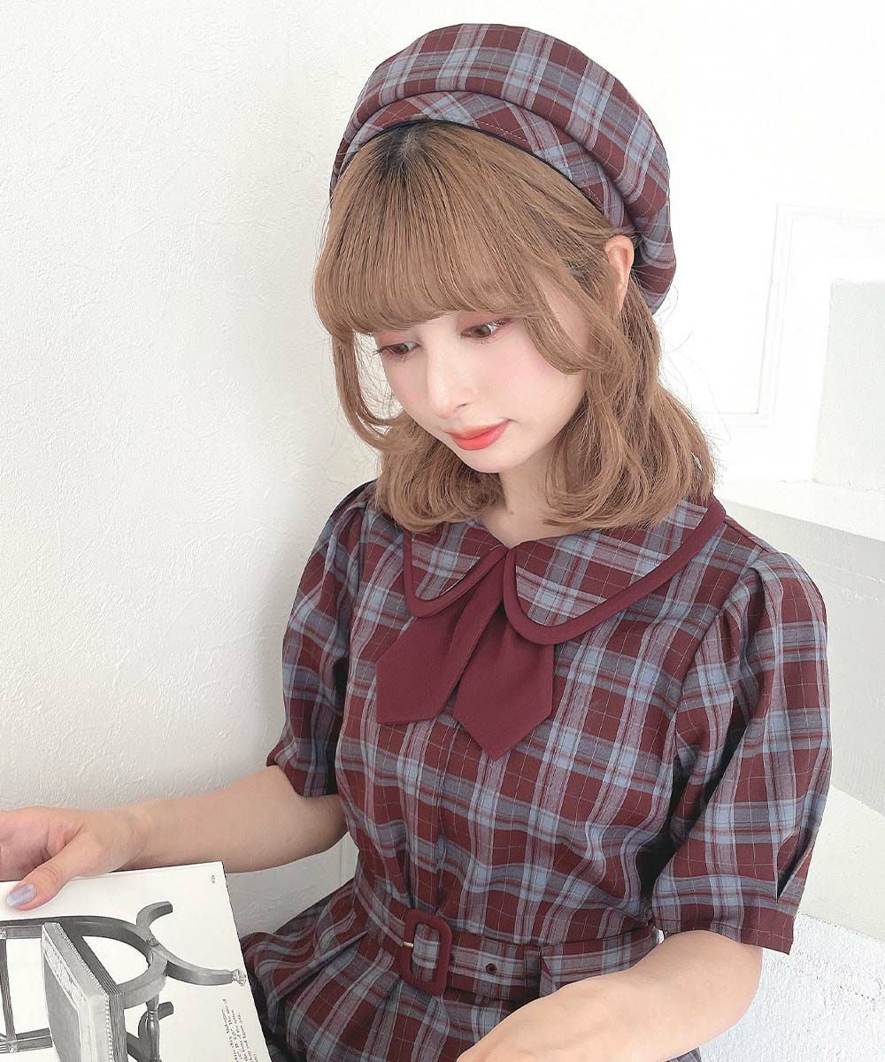 gray×bordeaux
