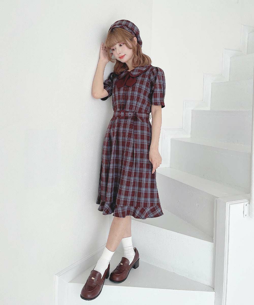 gray×bordeaux
