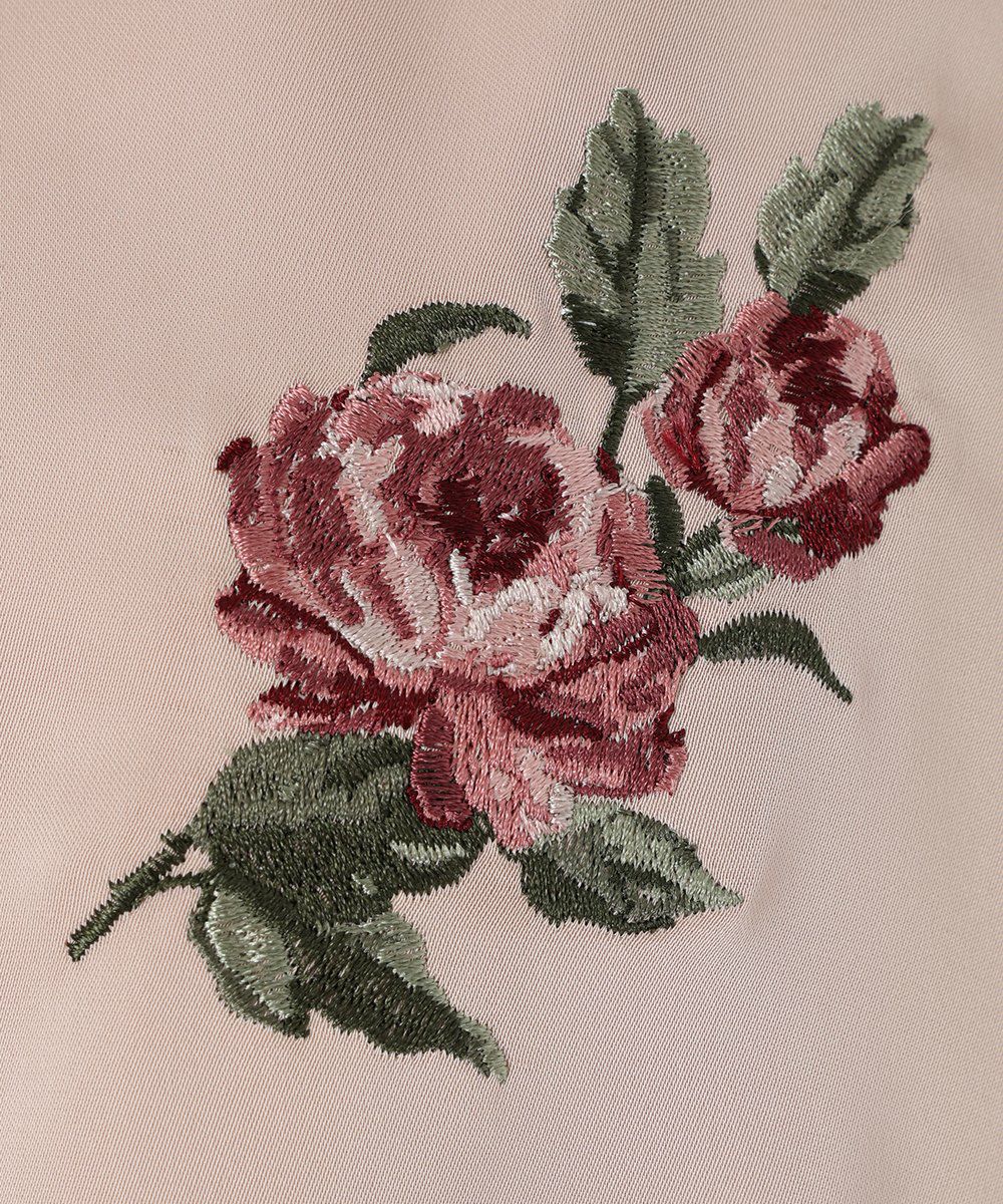 刺繍 (pink beige)