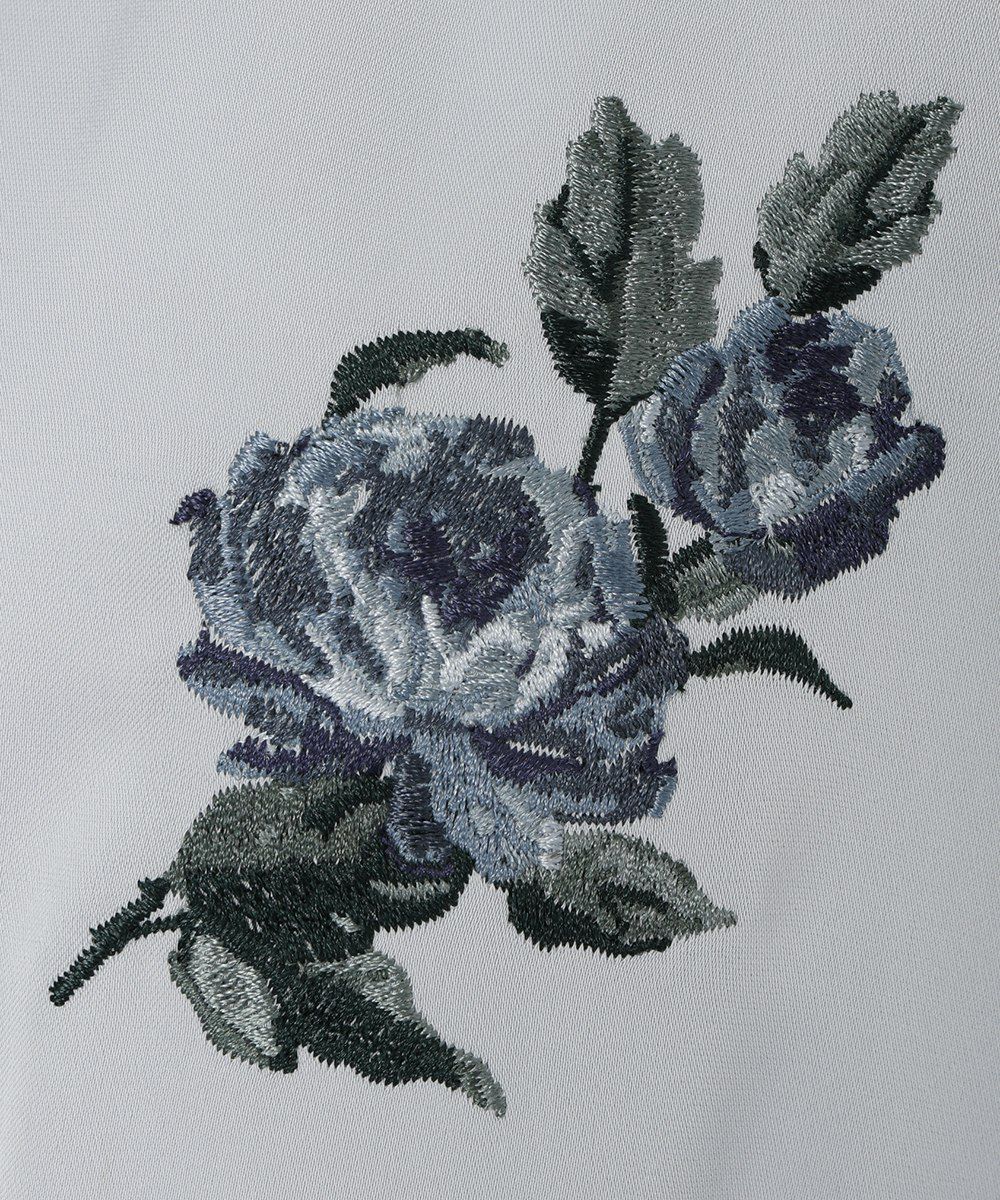 バックローズ刺繍サテンブルゾン/F i.n.t [55AD02j003] | F i.n.t公式