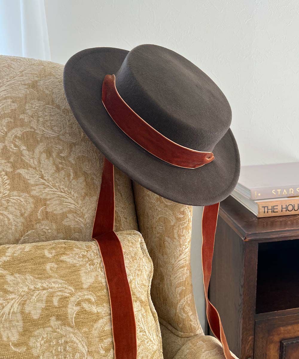 ロングベロアリボンキャノチェ/an another angelus [55BB01a001] | F