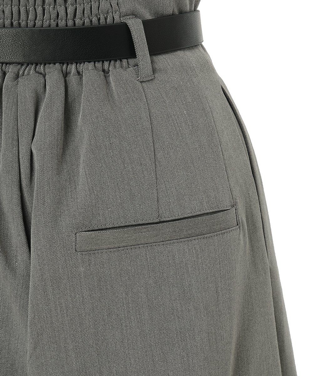 チェーンベルト付きハイウエストパンツ/an another angelus