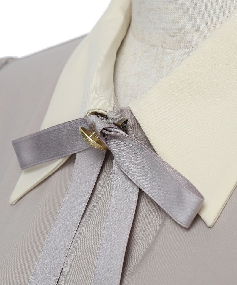 リボンピン (light gray)