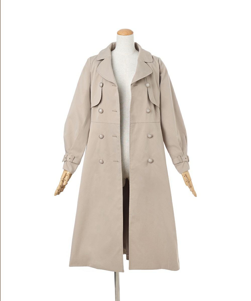 前を開けた状態 (beige)
