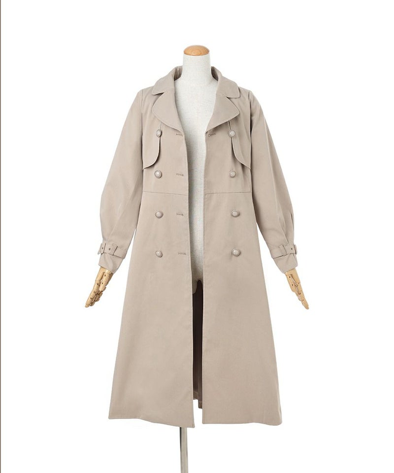 前を開けた状態 (beige)